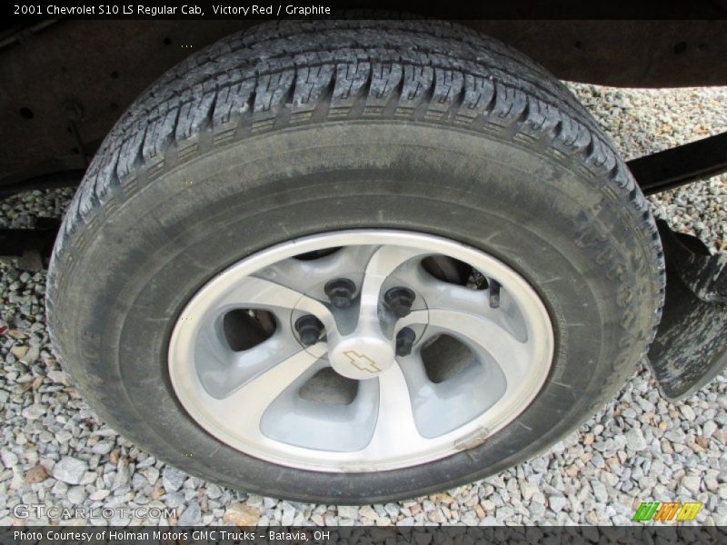 Victory Red / Graphite 2001 Chevrolet S10 LS Regular Cab