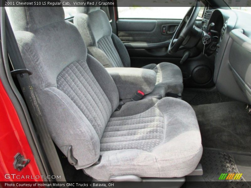 Victory Red / Graphite 2001 Chevrolet S10 LS Regular Cab