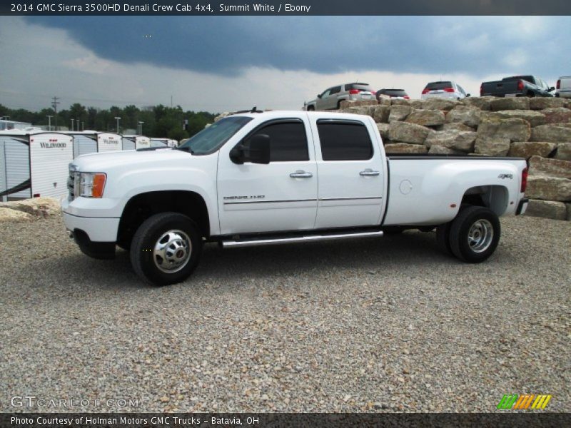 Summit White / Ebony 2014 GMC Sierra 3500HD Denali Crew Cab 4x4