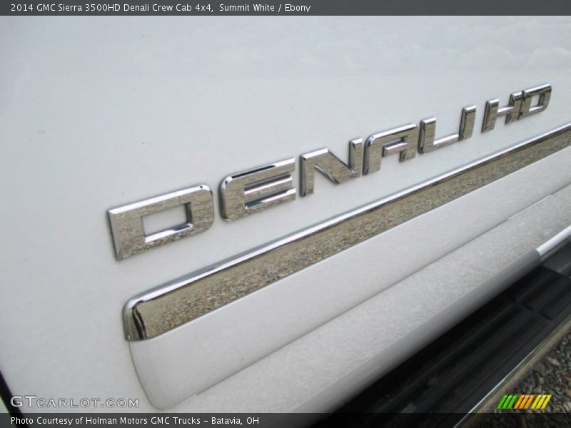 Summit White / Ebony 2014 GMC Sierra 3500HD Denali Crew Cab 4x4