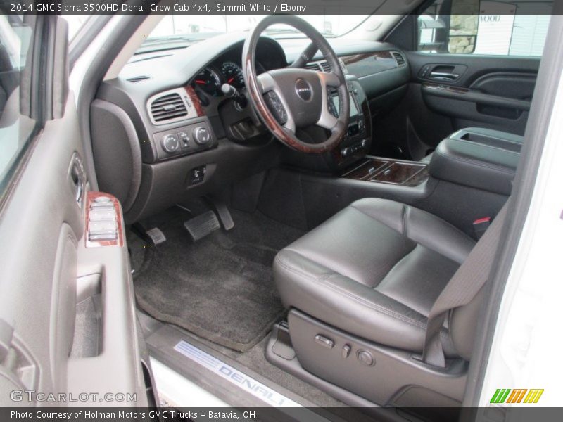  2014 Sierra 3500HD Denali Crew Cab 4x4 Ebony Interior