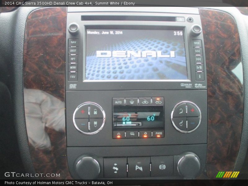 Summit White / Ebony 2014 GMC Sierra 3500HD Denali Crew Cab 4x4