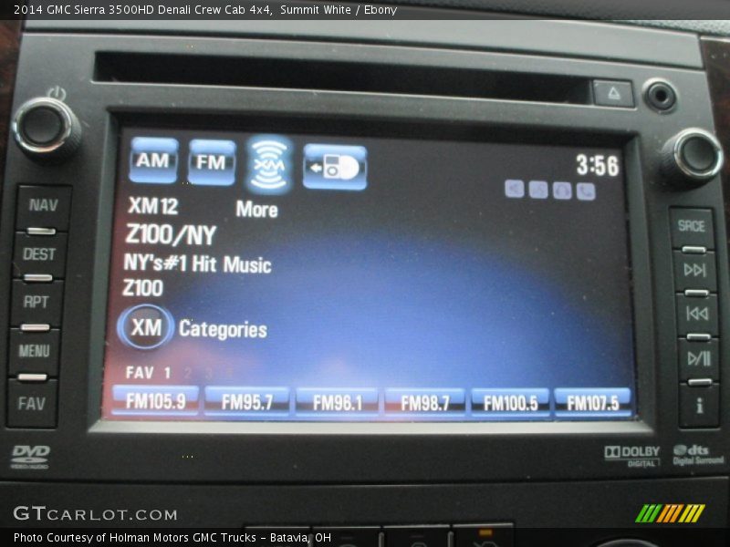 Summit White / Ebony 2014 GMC Sierra 3500HD Denali Crew Cab 4x4
