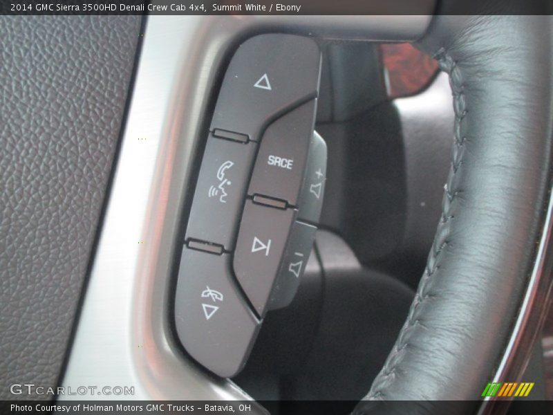 Summit White / Ebony 2014 GMC Sierra 3500HD Denali Crew Cab 4x4