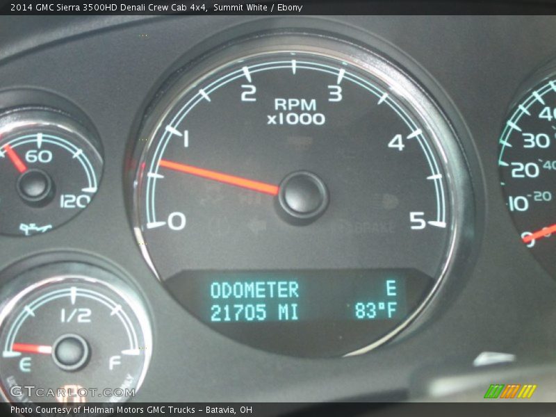 Summit White / Ebony 2014 GMC Sierra 3500HD Denali Crew Cab 4x4