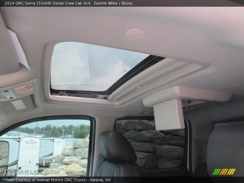 Summit White / Ebony 2014 GMC Sierra 3500HD Denali Crew Cab 4x4