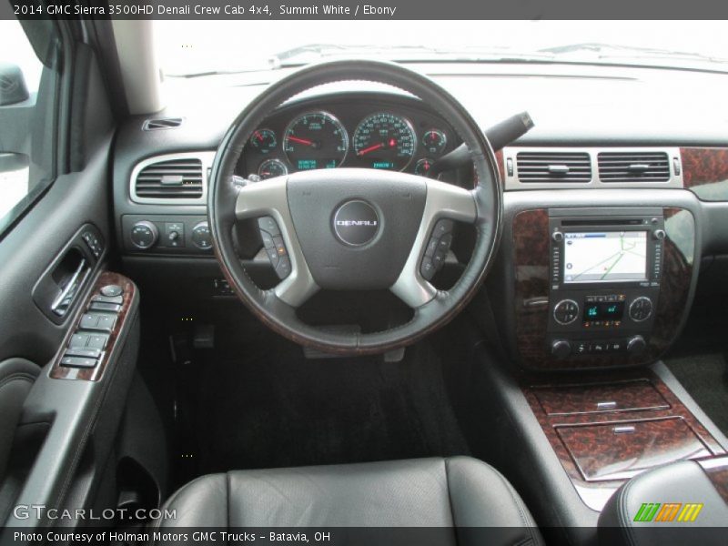 Summit White / Ebony 2014 GMC Sierra 3500HD Denali Crew Cab 4x4