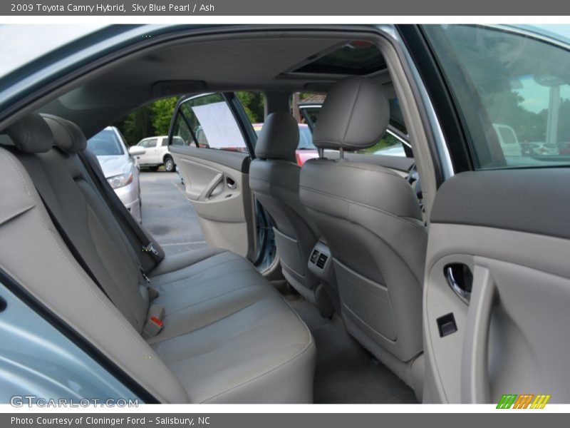 Sky Blue Pearl / Ash 2009 Toyota Camry Hybrid