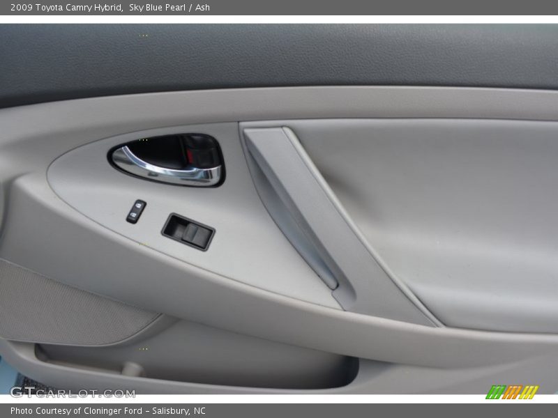 Sky Blue Pearl / Ash 2009 Toyota Camry Hybrid