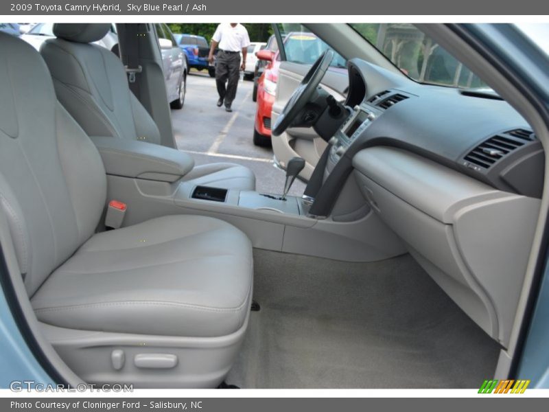 Sky Blue Pearl / Ash 2009 Toyota Camry Hybrid