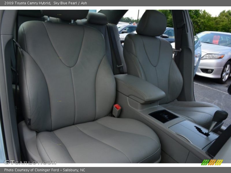 Sky Blue Pearl / Ash 2009 Toyota Camry Hybrid