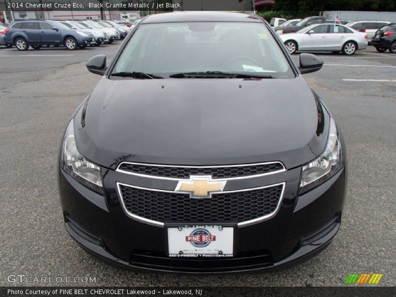 Black Granite Metallic / Jet Black 2014 Chevrolet Cruze Eco