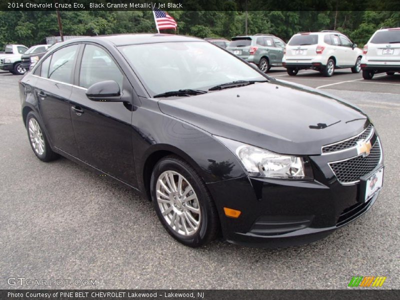 Black Granite Metallic / Jet Black 2014 Chevrolet Cruze Eco