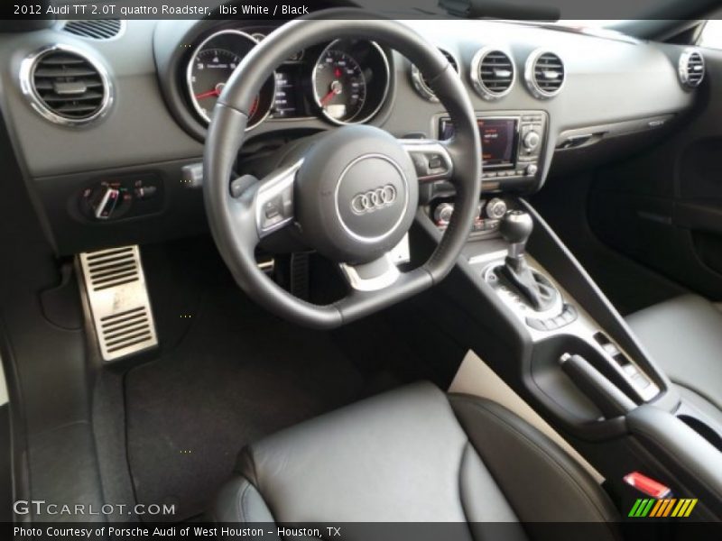 Ibis White / Black 2012 Audi TT 2.0T quattro Roadster