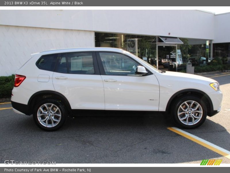 Alpine White / Black 2013 BMW X3 xDrive 35i