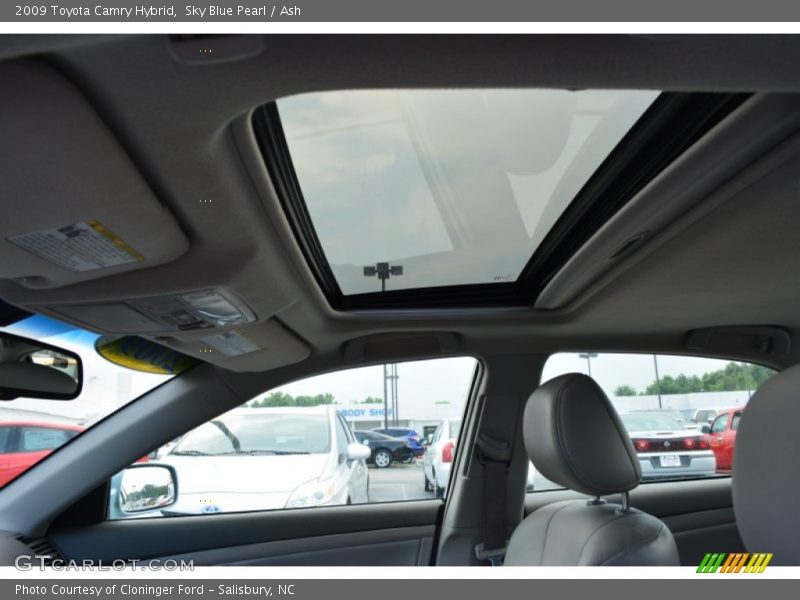 Sky Blue Pearl / Ash 2009 Toyota Camry Hybrid