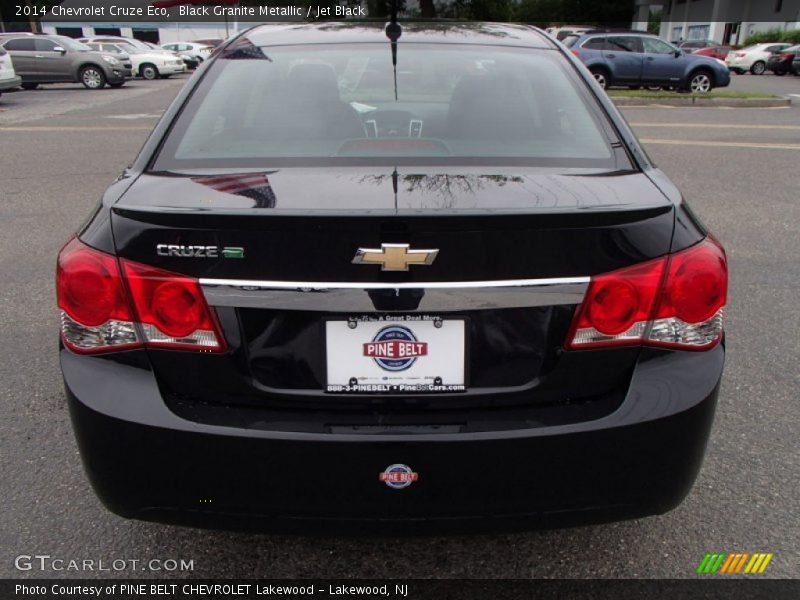 Black Granite Metallic / Jet Black 2014 Chevrolet Cruze Eco