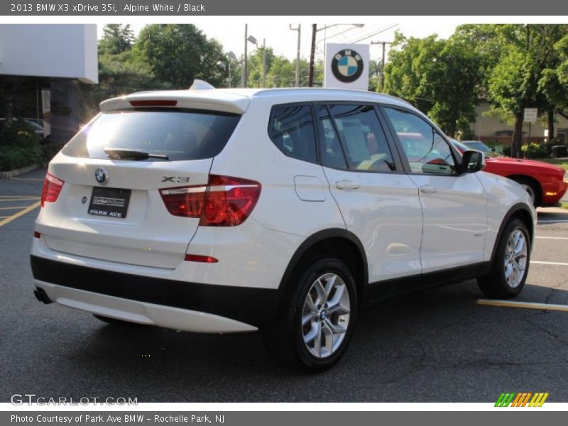 Alpine White / Black 2013 BMW X3 xDrive 35i