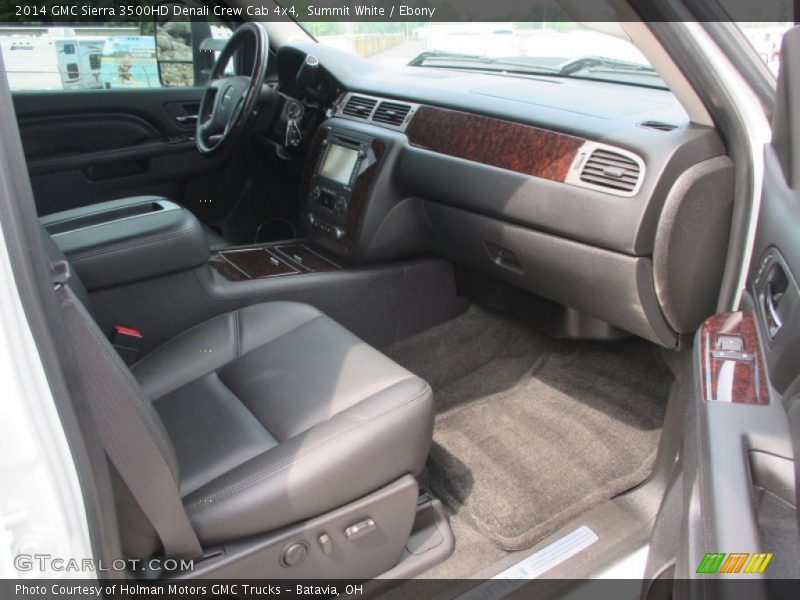 Summit White / Ebony 2014 GMC Sierra 3500HD Denali Crew Cab 4x4