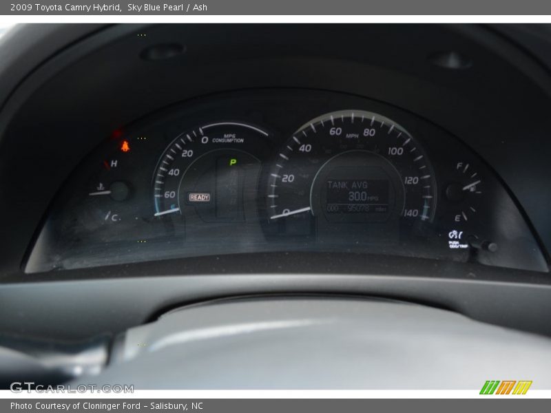 Sky Blue Pearl / Ash 2009 Toyota Camry Hybrid