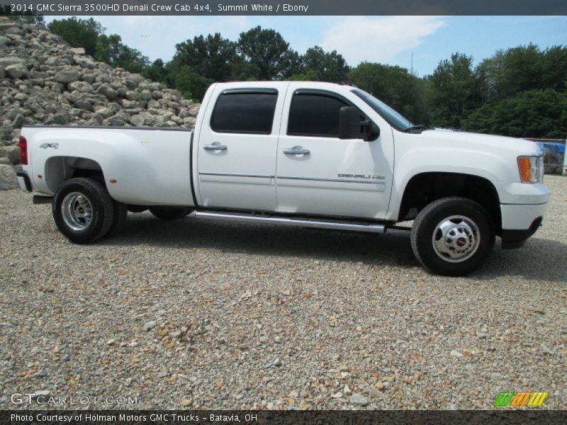 Summit White / Ebony 2014 GMC Sierra 3500HD Denali Crew Cab 4x4
