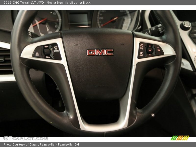 Mocha Steel Metallic / Jet Black 2012 GMC Terrain SLT AWD
