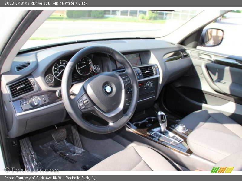 Alpine White / Black 2013 BMW X3 xDrive 35i