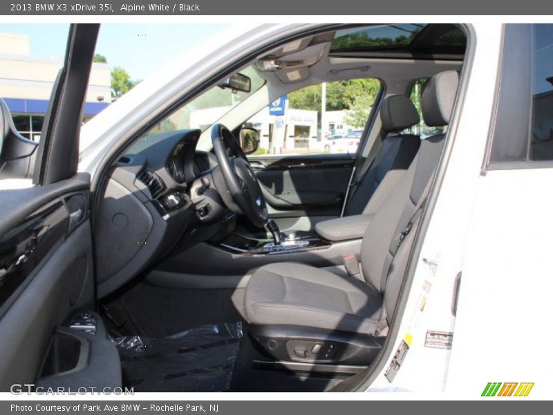 Alpine White / Black 2013 BMW X3 xDrive 35i
