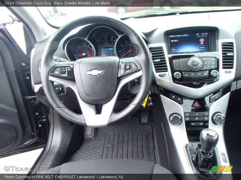 Black Granite Metallic / Jet Black 2014 Chevrolet Cruze Eco