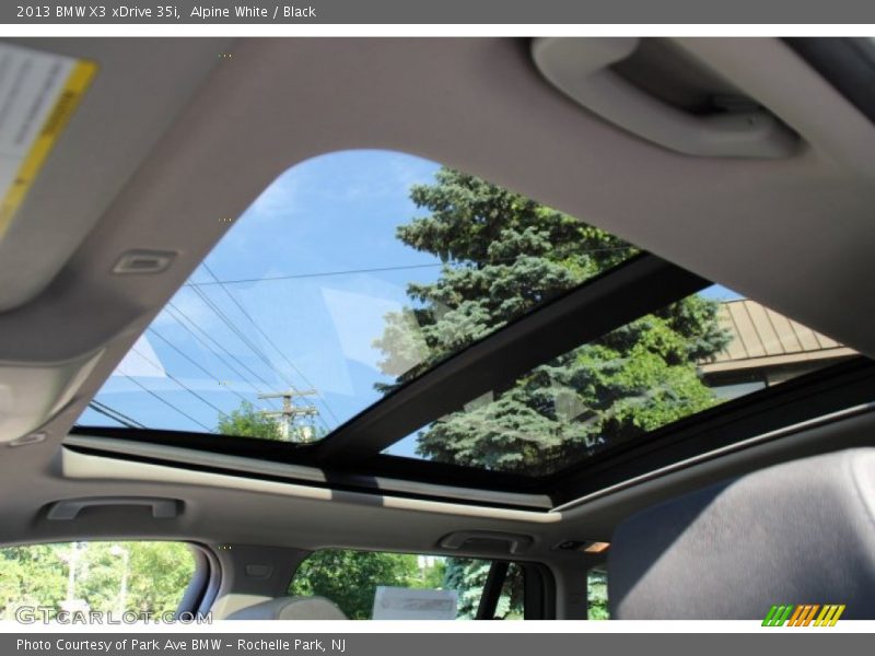 Alpine White / Black 2013 BMW X3 xDrive 35i