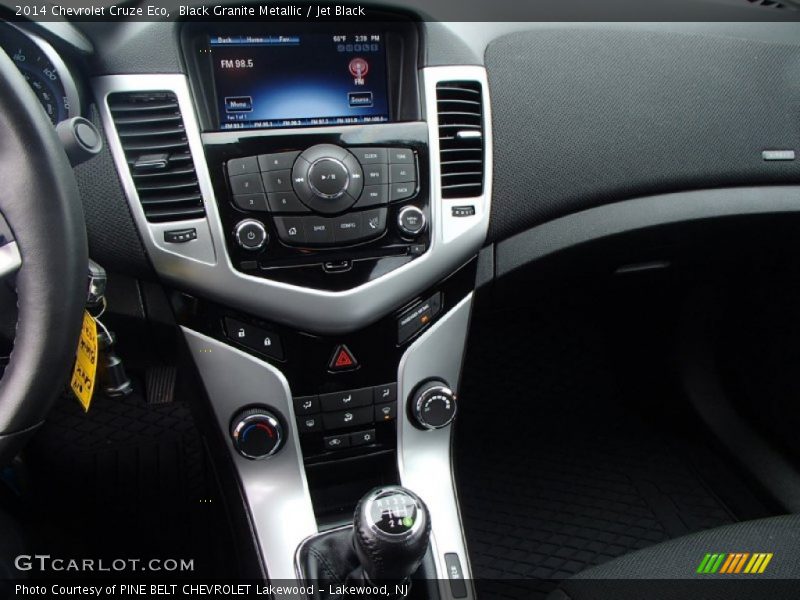 Black Granite Metallic / Jet Black 2014 Chevrolet Cruze Eco