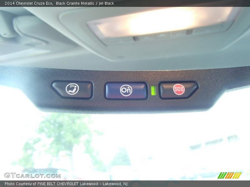 Black Granite Metallic / Jet Black 2014 Chevrolet Cruze Eco
