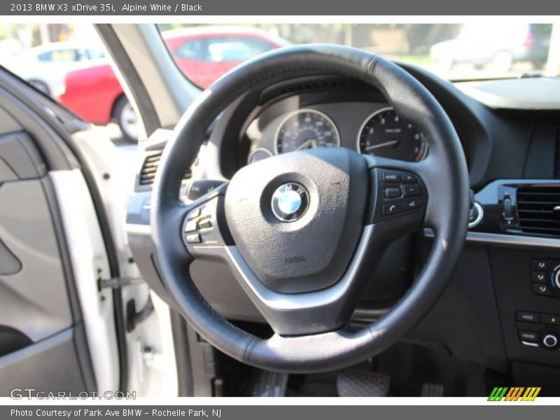 Alpine White / Black 2013 BMW X3 xDrive 35i
