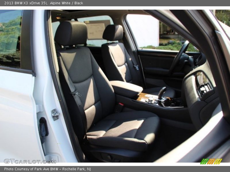 Alpine White / Black 2013 BMW X3 xDrive 35i
