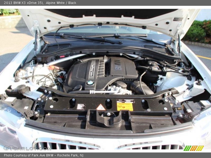 Alpine White / Black 2013 BMW X3 xDrive 35i