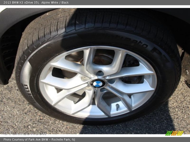 Alpine White / Black 2013 BMW X3 xDrive 35i