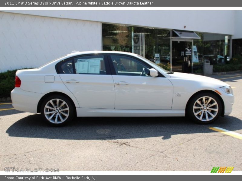 Alpine White / Saddle Brown Dakota Leather 2011 BMW 3 Series 328i xDrive Sedan