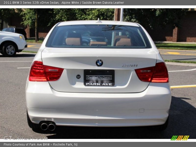 Alpine White / Saddle Brown Dakota Leather 2011 BMW 3 Series 328i xDrive Sedan