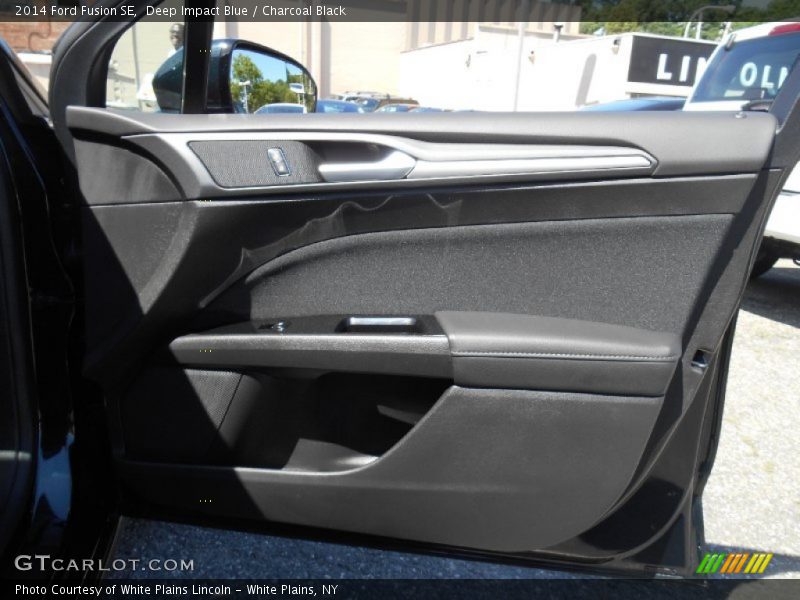 Deep Impact Blue / Charcoal Black 2014 Ford Fusion SE