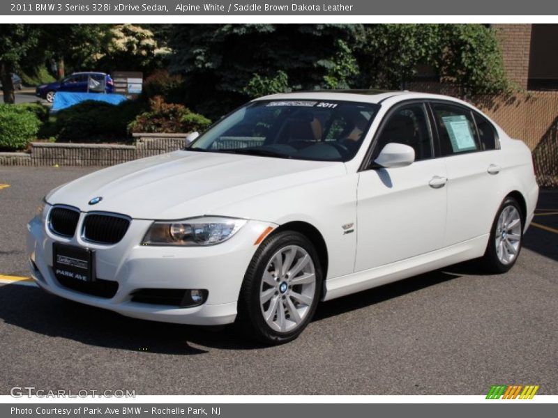 Alpine White / Saddle Brown Dakota Leather 2011 BMW 3 Series 328i xDrive Sedan