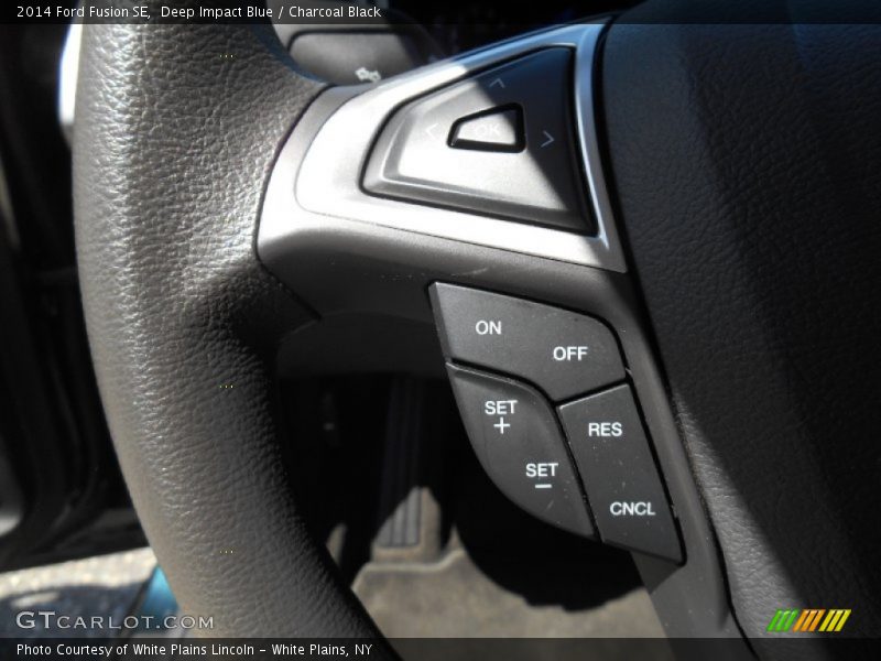 Deep Impact Blue / Charcoal Black 2014 Ford Fusion SE