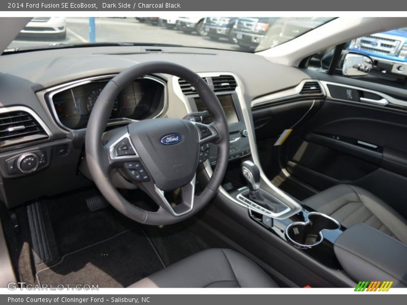Dark Side / Charcoal Black 2014 Ford Fusion SE EcoBoost