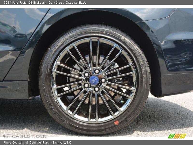 Dark Side / Charcoal Black 2014 Ford Fusion SE EcoBoost