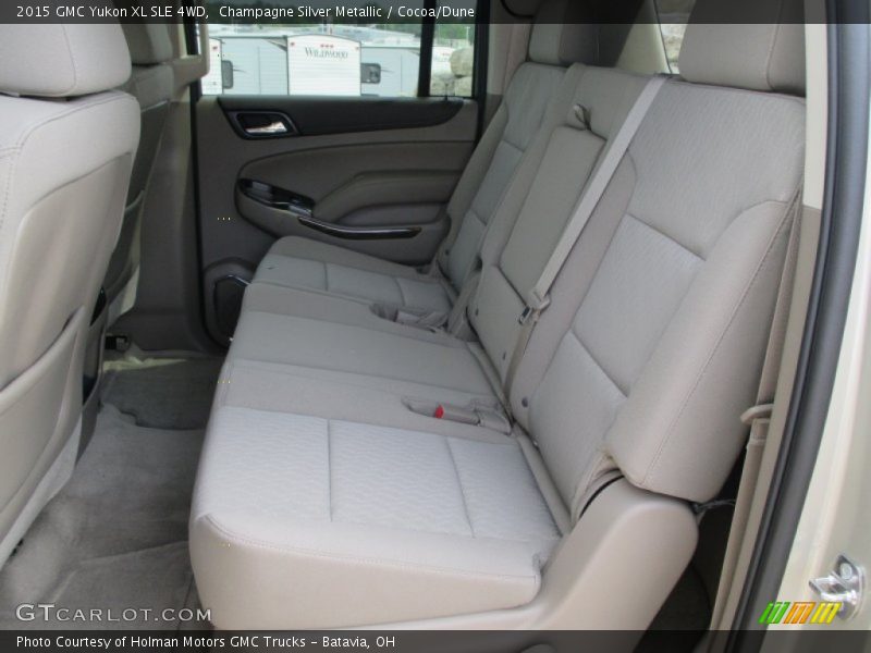Rear Seat of 2015 Yukon XL SLE 4WD