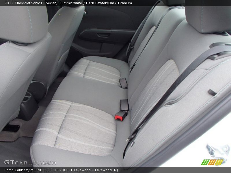 Summit White / Dark Pewter/Dark Titanium 2013 Chevrolet Sonic LT Sedan