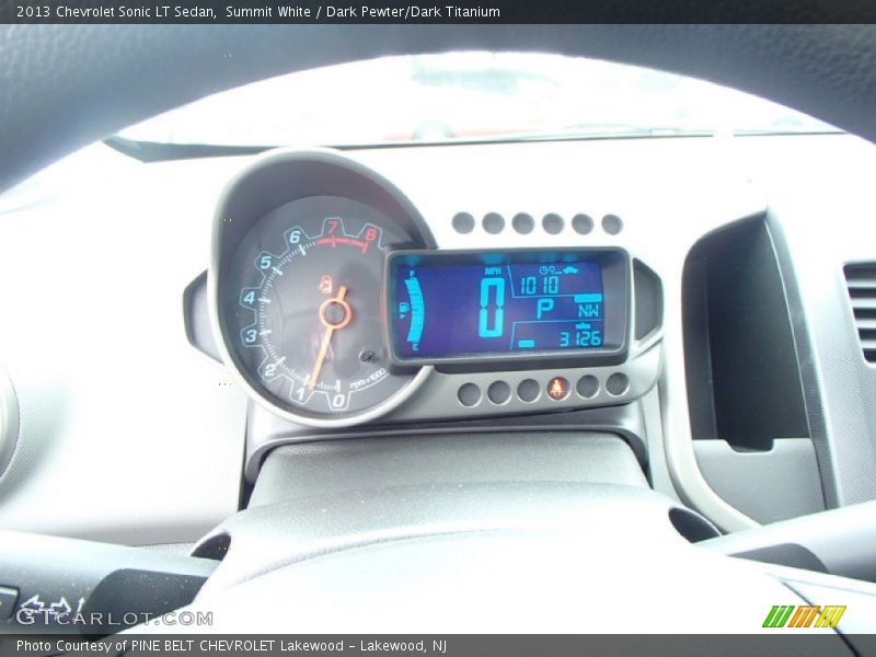 Summit White / Dark Pewter/Dark Titanium 2013 Chevrolet Sonic LT Sedan