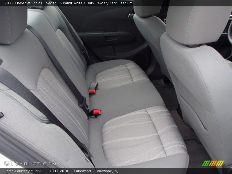 Summit White / Dark Pewter/Dark Titanium 2013 Chevrolet Sonic LT Sedan