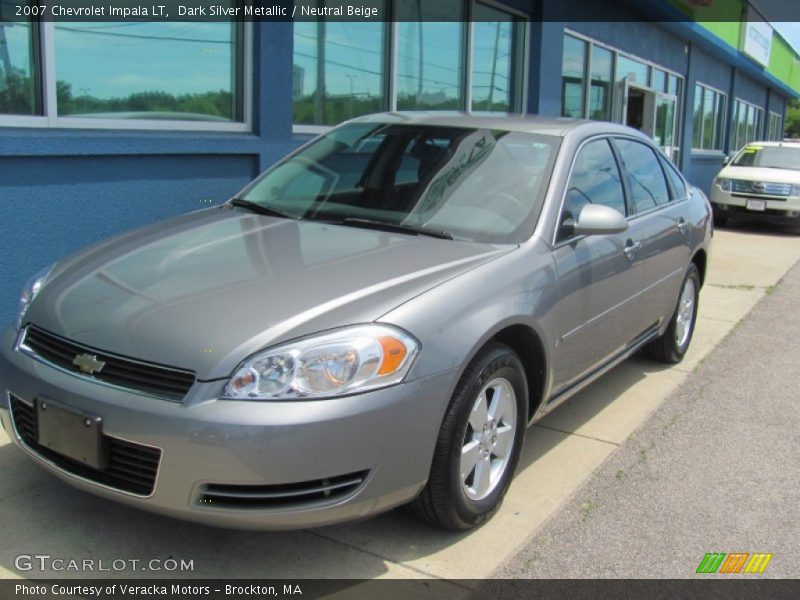 Dark Silver Metallic / Neutral Beige 2007 Chevrolet Impala LT
