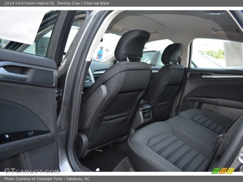 Sterling Gray / Charcoal Black 2014 Ford Fusion Hybrid SE