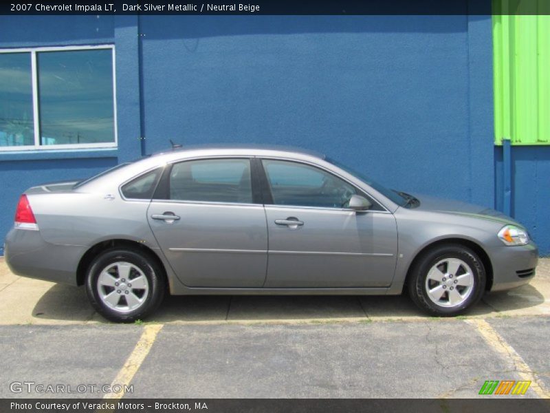 Dark Silver Metallic / Neutral Beige 2007 Chevrolet Impala LT
